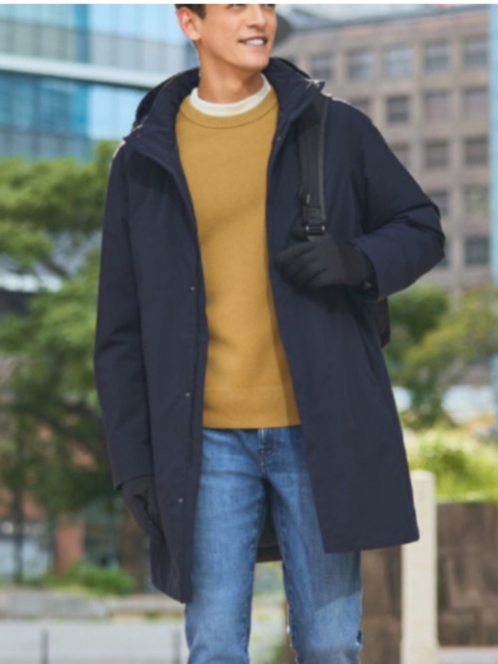 Uniqlo two in one coat